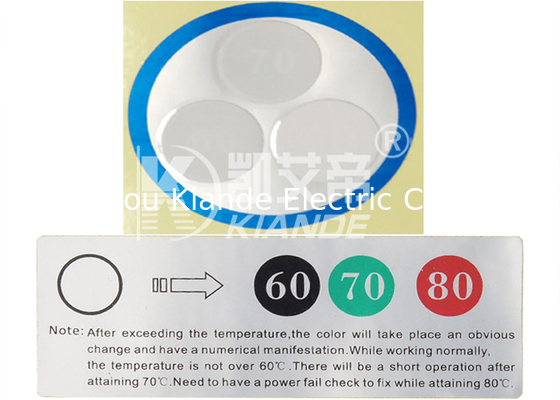 High Adhesive Busbar Temperature Thermal Indicator Sticker On Busbar Joint